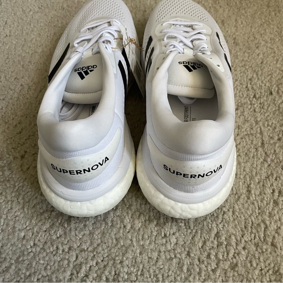 NEW Adidas Supernova 2 Running Shoe Mens Sz 12.5 white black brand new with tags - Picture 6 of 6